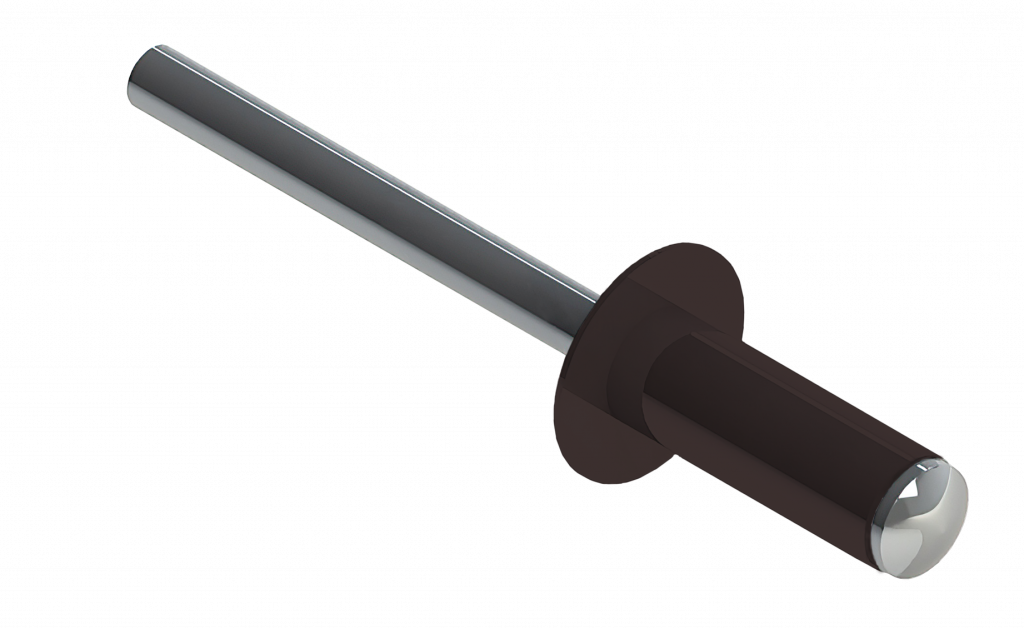 Заклепка вытяжная DAXMER 4x10 RAL 8017